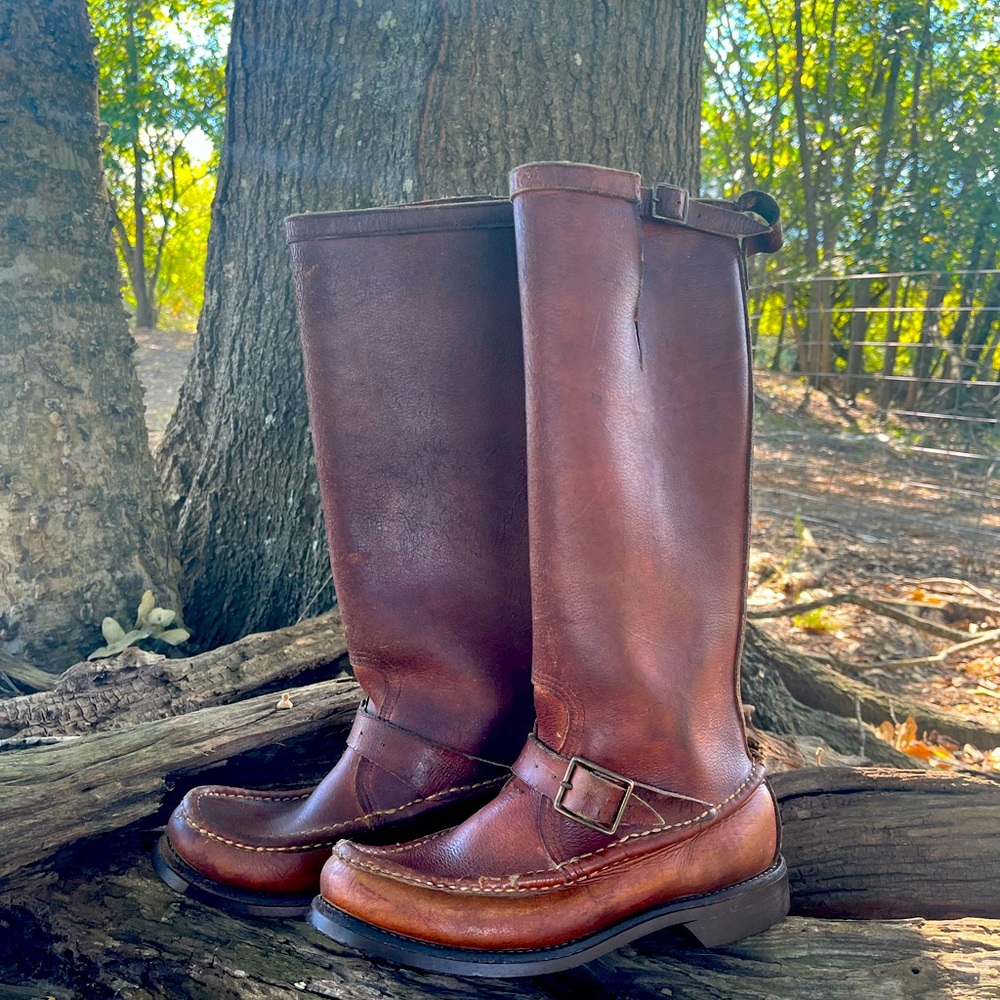 WC Russell Moccasin Boots - Vintage circa 1930s
